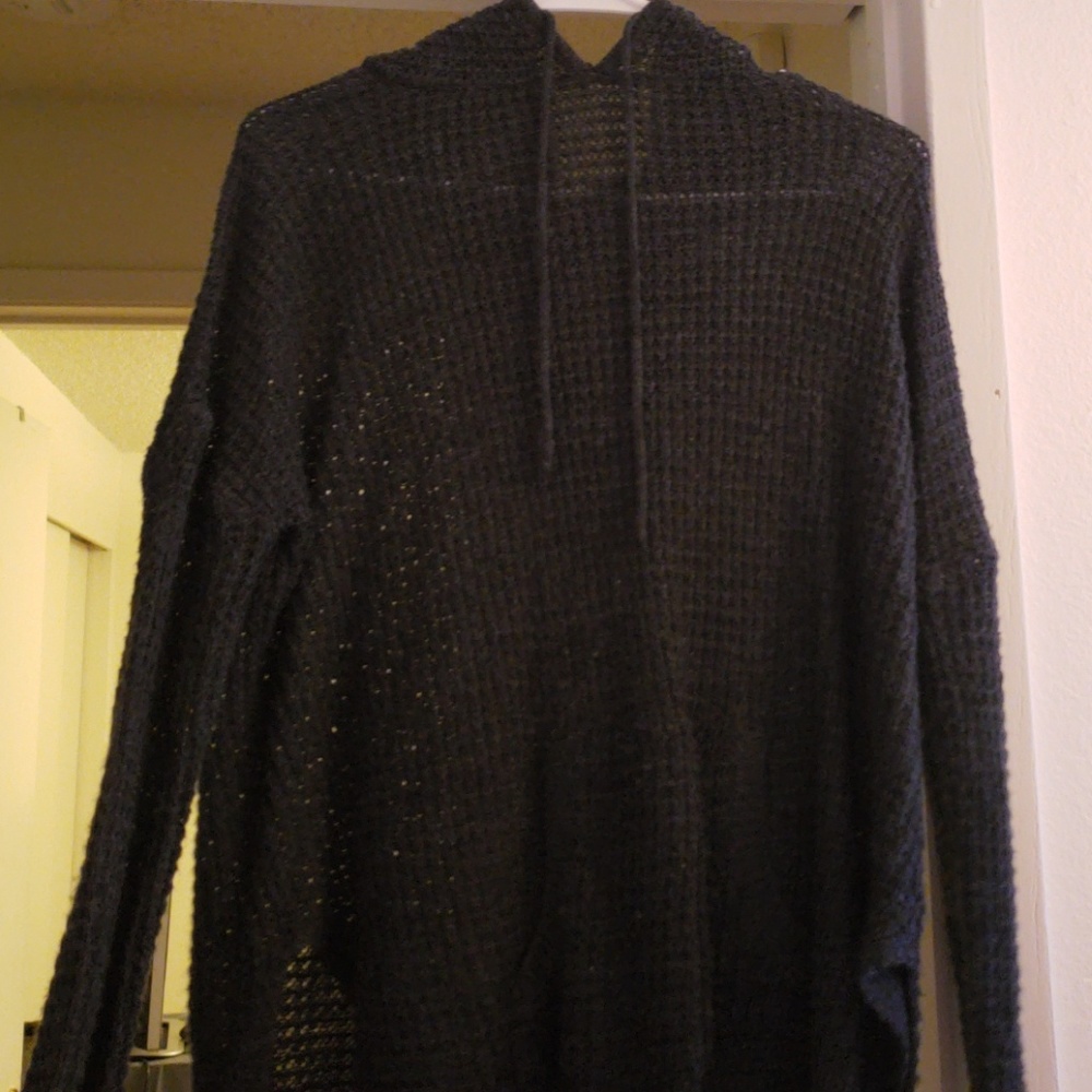 Knitted hoodie